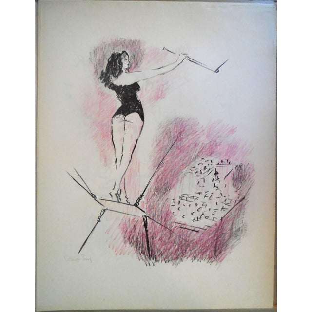 Marcel Vertès, Circus Trapeze Acrobat For Sale