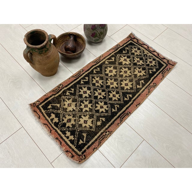 Turkish Wool Small Carpet For Sale - Image 4 of 6