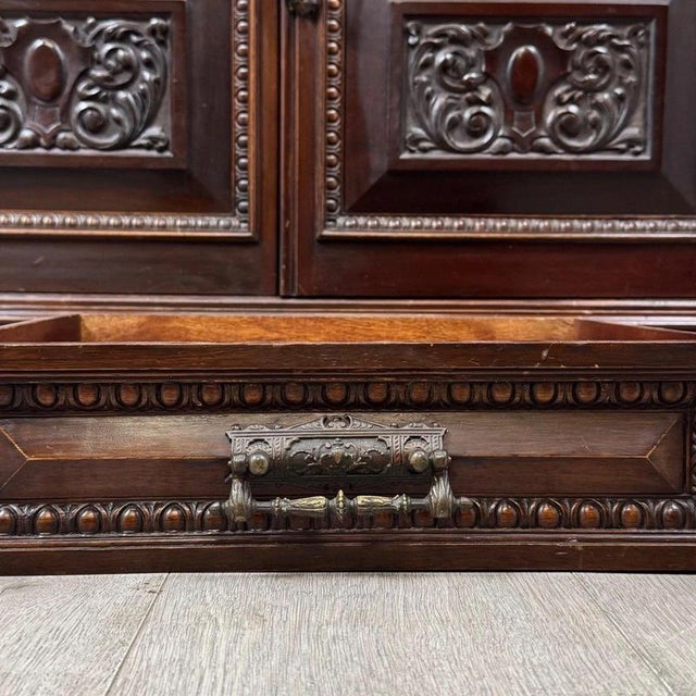 Antique 19th Century Victorian Mahogany Bookcase For Sale - Image 12 of 13
