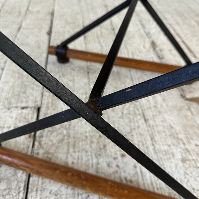 Mid 20th Century Attributed to Cleo Baldon Wrought Iron Side Chair For Sale - Image 11 of 12