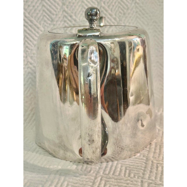 Early 19th Century Antique British Military Silverplate Teapot by Walker & Hall – Royal Scots Greys Regiment Crest, c.1900 For Sale - Image 5 of 10