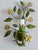 French Tole Painted Daisy Floral Wall Sconces, 1970, Set of 2 For Sale - Image 9 of 18
