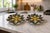 Mid-Century Modern South African Hand-Painted Ceramic Starburst Plates - a Pair For Sale - Image 11 of 11