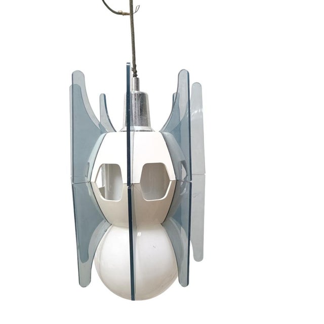 Incredible space age vintage Italian style, pure Stilnovo. This piece is attributed to the mentioned designer/maker. It...