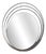 Vintage Space Age Mirror, Italy, 1970s For Sale
