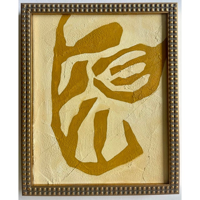 Contemporary Abstract Collection of Botanical Paintings on Canvas by r.k. Red - Set of Nine For Sale - Image 4 of 12