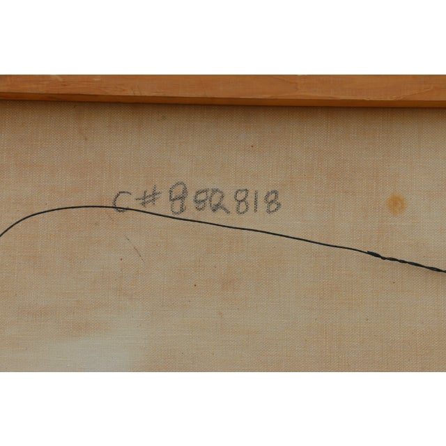 Original Vintage Oil Painting by Robert Lebrón For Sale - Image 12 of 12