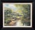 Remote Cottage in a Tree Lined River Landscape in Ireland by Modern Irish Artist 1985 Circa For Sale