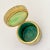 Mid-Century Modern C. 1950s Vintage MCM Italian Alabaster Box in the Style of Fratelli Coppini & Angelo Pinna – Green Onyx & Turquoise Hues With Brass Hinged Lid For Sale - Image 3 of 10