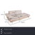 The Joop 8106 two-seater sofa is characterized by clean lines and a timeless look. The combination of light gray with wood...
