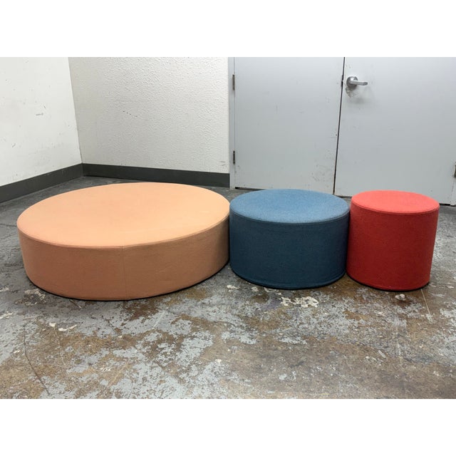 2020s Blu Dot Bumper Ottomans, Set of Three For Sale - Image 5 of 11