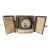 20th Century Art Deco Style Miniature Swiss Desk Clock "Le Petite Forgeron" Attributed to Fabr Suisse For Sale