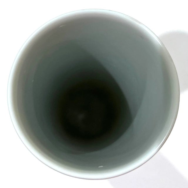 1970s Rosenthal Studio Line Gold "Peacock Feather" Vase by Bjorn Wiinblad For Sale - Image 6 of 9