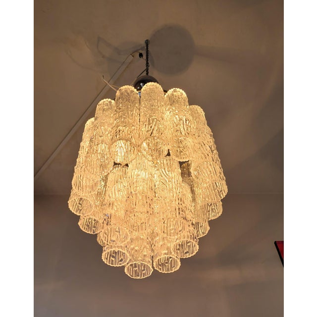 Venini Murano Glass Tronchi Chandelier by Toni Zuccheri for Venini, Italy, 1960s For Sale - Image 4 of 13