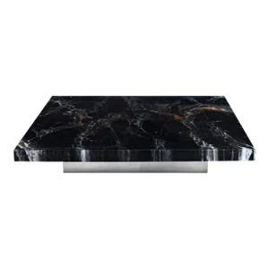 Mid-Century Italian Faux Marble Coffee Table by Willy Rizzo, 1970s