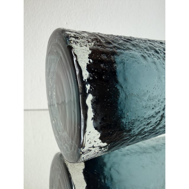 Model 1495 Smoke Blue Safari Vase by Tamara Aladin for Riihimäen Lasi, 1970s For Sale - Image 11 of 13
