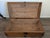 Antique 19th Century Handcrafted Wood and Iron Chest Trunk For Sale In Santa Fe - Image 6 of 12
