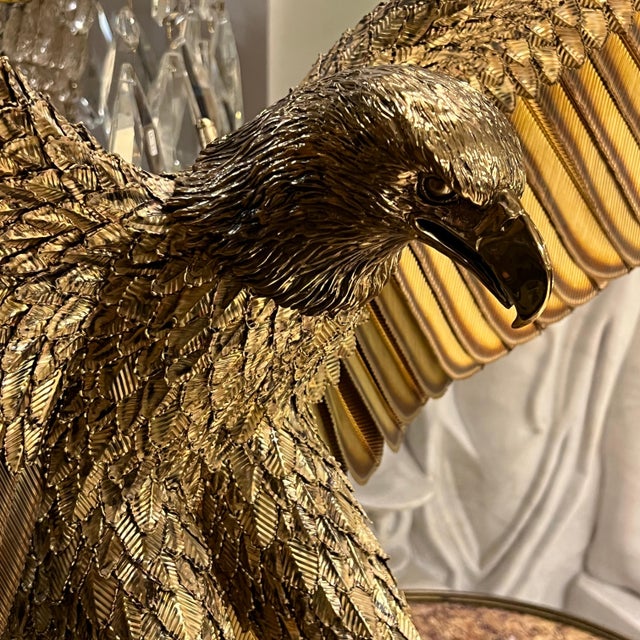 Brass Eagle Sculpture by Robert Signorella Chairish