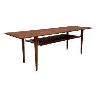 Danish Coffee Table FD 516 in Teak by Peter Hvidt & Orla Mølgaard-Nielsen for France & Daverkosen, 1960s For Sale