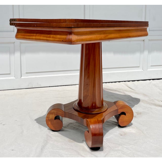 Neoclassical Expanding FoldOut Console Game Table Chairish