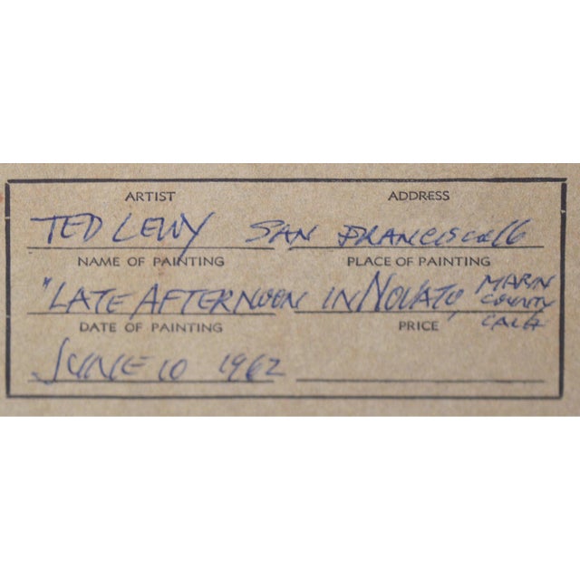 1960s Mid Century Novato Afternoon Country Landscape For Sale - Image 5 of 6