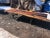 Very Long Hand Crafted Live Edge Walnut Slab Coffee Table For Sale - Image 13 of 13