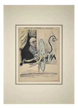 Charles Gilbert-Martin, Gymnastique Hongroise, par Gilbert-Martin, Original Lithograph, 1888