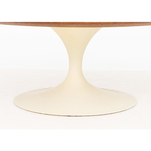 Mid 20th Century Saarinen X Knoll Associates Oak Tulip Coffee Table For Sale - Image 5 of 7