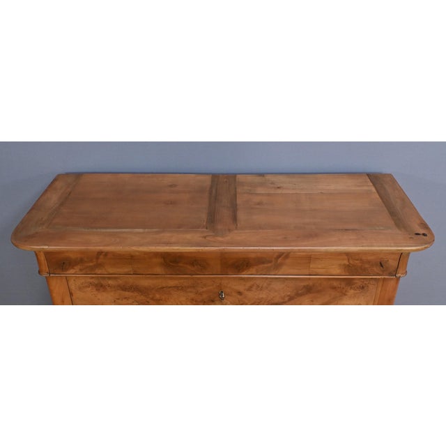 Early 19th Century Restoration Cherrywood Chest of Drawers For Sale - Image 4 of 18