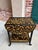 Black Vintage English Bar Cart Trolley Drop Leaf Chinoiserie Butterfly Lacquer Table For Sale - Image 8 of 18