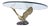 Hollywood Regency Swan Metal Coffee Table, 1960s For Sale