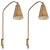 Brass Wall Lamps attributed to Alf Svensson, Sweden, 1950s, Set of 2 For Sale - Image 10 of 10