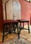 Antique Ebonized Twisted Legs Stools with Burgundy Studded Leather Seats, 1890s, Set of 2 For Sale - Image 5 of 16