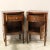 18th Century Louis XVI Italian Bedside Tables in Walnut, Set of 2 For Sale - Image 4 of 13