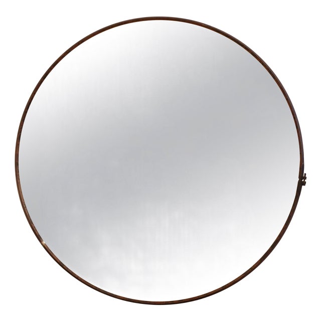 Large Concave Parabolic Mirror, 1890s For Sale