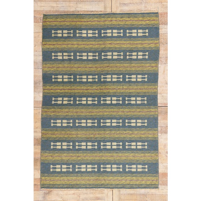 Vintage Finnish Rollakan Rug, 05'03 X 07'11 For Sale - Image 10 of 10