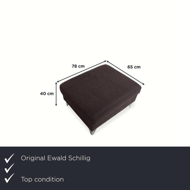 with the Ewald Schillig ottoman, you'll find the perfect complement to your upholstered furniture or a practical...