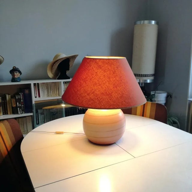 Ceramic Mushroom Table Lamp, 1970s For Sale - Image 9 of 11