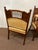 Late 19th Century East Lake Victorian Spindle Back Settee and Chair For Sale - Image 11 of 12