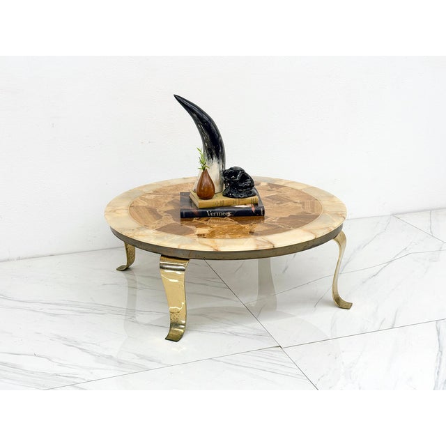 Mid Century Onyx Coffee Table by Arturo Pani, Muller's of Mexico, 1960's For Sale - Image 11 of 11