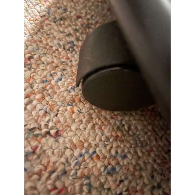 Design Institute of America DIA Black Lacquered Circular Revolving Bar Cart For Sale - Image 9 of 10