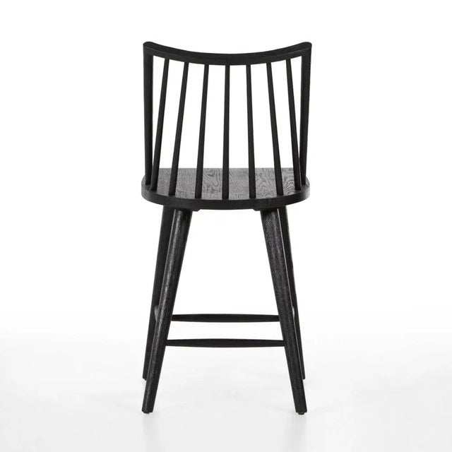 2020s Four Hands Lewis Windsor Counter Stool, Black Oak For Sale - Image 5 of 10