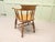 Antique Beech and Elm Smokers Desk Chair, 1800s For Sale - Image 3 of 8