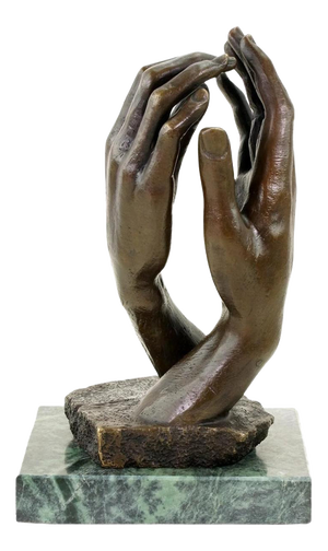 Modern Brown Patinated Sculpture Titled The Cathedral, 20th Century, Bronze
