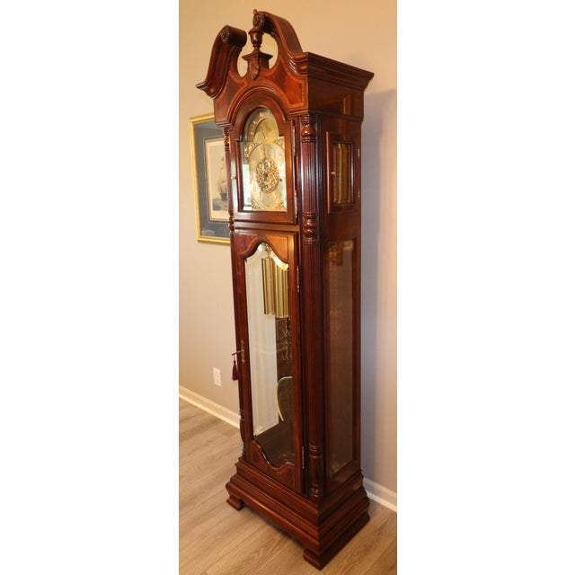 Howard Miller Howard Miller “Presidential Collection” Triple-Chime Grandfather Clock For Sale - Image 4 of 17