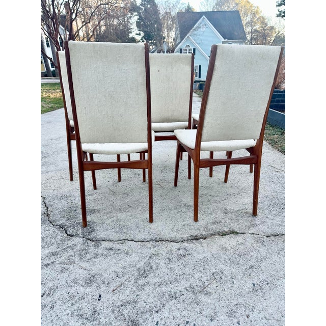 Set of Five Danish Teak Dining Chairs in the Style of Schionning and Elgaard For Sale - Image 12 of 12