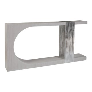Contemporary Asymmetrical Console Table For Sale