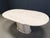 Vintage Travertine Oval Dining Table, 1970s For Sale - Image 9 of 15