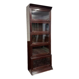 Classic English Globe Wernicke Bookcase For Sale