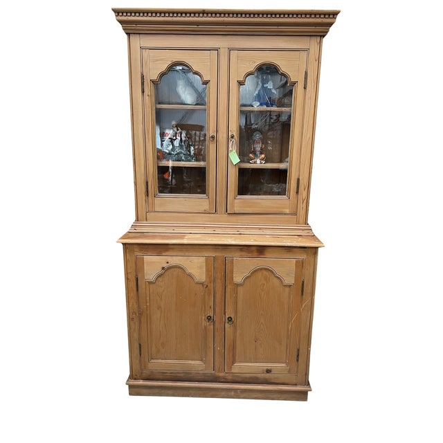 Antique Pine Display Cabinet, 1890s For Sale - Image 12 of 12